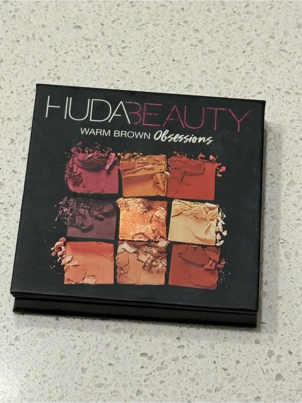 DISCONTINUED Huda Beauty Warm Brown Obsessions Eyeshadow Palette⁠